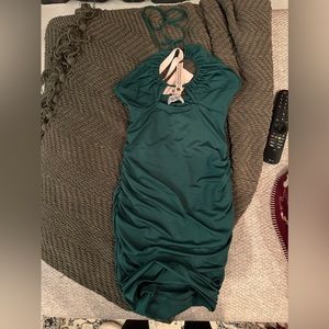 Oh Polly keyhole halter dress